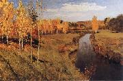 Levitan, Isaak Golden Autumn china oil painting artist
